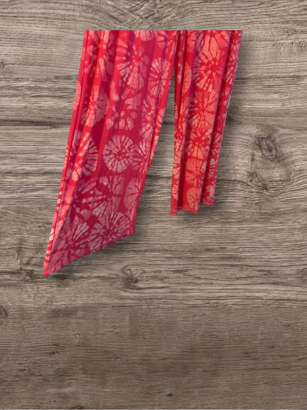 Beach to Street LOGO by Lori Goldstein Coral Tie-Dye Wide-Leg Pants Size XS - Picture 3 of 10